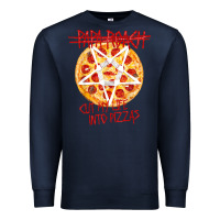 Navy papa roach   official merchandise  cut my life into pizzas t shirt Premium Sweatshirt - linhVisuals