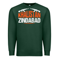 Sports Green sikh khalistan zindabad singh punjabi t shirt Premium Sweatshirt - linhVisuals