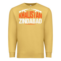 Antique Gold sikh khalistan zindabad singh punjabi t shirt Premium Sweatshirt - linhVisuals