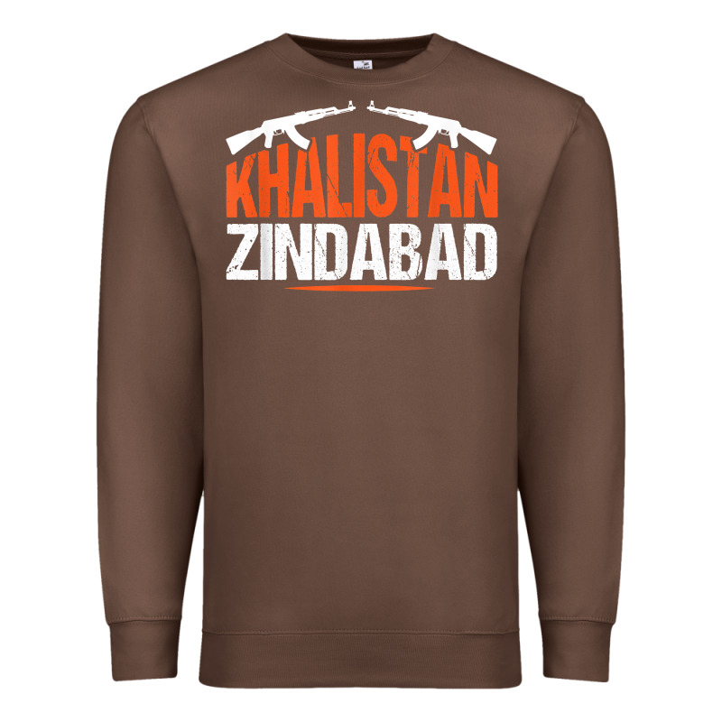 Sikh Khalistan Zindabad Singh Punjabi T Shirt Premium Sweatshirt by linhVisuals | Teevron