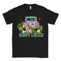 Black Happy Easter Day Classic Tee - CowGirlArtShop