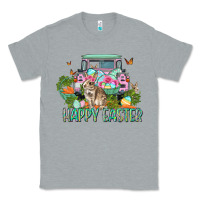 Heather Grey Happy Easter Day Classic Tee - CowGirlArtShop