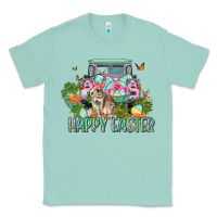 Seafoam Happy Easter Day Classic Tee - CowGirlArtShop