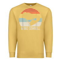 Antique Gold retro more cowbell shirt funny drummer gift vintage t shirt Premium Sweatshirt - linhVisuals