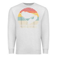 Oatmeal Heather retro more cowbell shirt funny drummer gift vintage t shirt Premium Sweatshirt - linhVisuals
