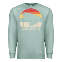 Seafoam retro more cowbell shirt funny drummer gift vintage t shirt Premium Sweatshirt - linhVisuals