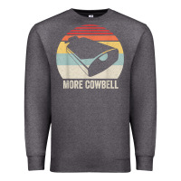 Charcoal Heather retro more cowbell shirt funny drummer gift vintage t shirt Premium Sweatshirt - linhVisuals