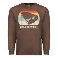Chestnut retro more cowbell shirt funny drummer gift vintage t shirt Premium Sweatshirt - linhVisuals