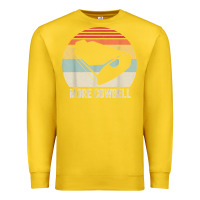 Lemon retro more cowbell shirt funny drummer gift vintage t shirt Premium Sweatshirt - linhVisuals