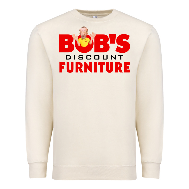 Bobs Discount Furniture Premium Sweatshirt by linhVisuals | Teevron