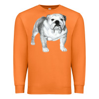 Carrot English Bulldog Art Premium Sweatshirt - linhVisuals