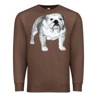 Chestnut English Bulldog Art Premium Sweatshirt - linhVisuals