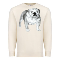 Sandshell English Bulldog Art Premium Sweatshirt - linhVisuals