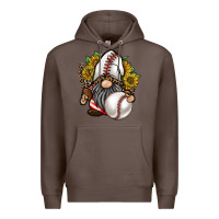 Coffee baseball gnome Premium Hoodie - RacoonDesign