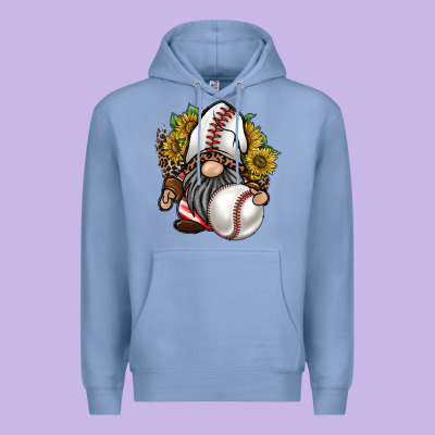 Baseball Gnome Premium Hoodie Designed By Racoondesign