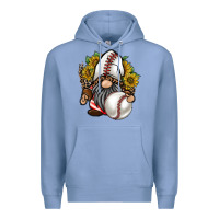 Colony Blue baseball gnome Premium Hoodie - RacoonDesign