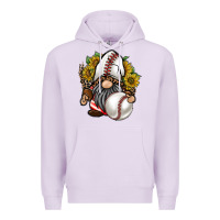 Lilac baseball gnome Premium Hoodie - RacoonDesign