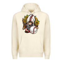 Sandshell baseball gnome Premium Hoodie - RacoonDesign