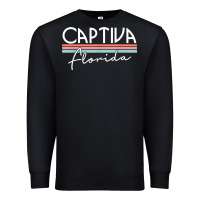Black captiva florida t shirt Premium Sweatshirt - linhVisuals