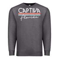 Charcoal Heather captiva florida t shirt Premium Sweatshirt - linhVisuals