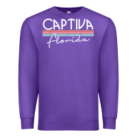 Purple captiva florida t shirt Premium Sweatshirt - linhVisuals