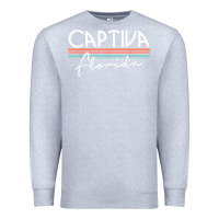Heather Grey captiva florida t shirt Premium Sweatshirt - linhVisuals