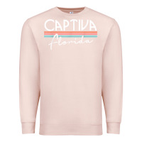 Pale Pink captiva florida t shirt Premium Sweatshirt - linhVisuals