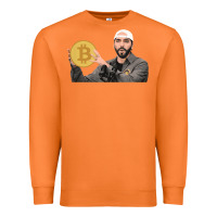 Carrot el salvador bitcoin bukele legal tender cryptocurrency btc t shirt Premium Sweatshirt - linhVisuals