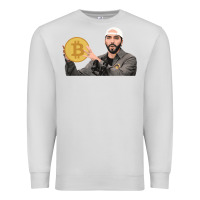 Dove Grey el salvador bitcoin bukele legal tender cryptocurrency btc t shirt Premium Sweatshirt - linhVisuals