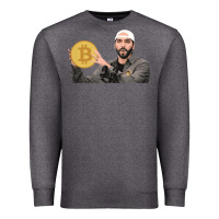 Charcoal Heather el salvador bitcoin bukele legal tender cryptocurrency btc t shirt Premium Sweatshirt - linhVisuals