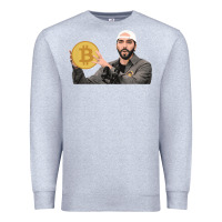 Heather Grey el salvador bitcoin bukele legal tender cryptocurrency btc t shirt Premium Sweatshirt - linhVisuals