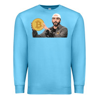 Ocean Blue el salvador bitcoin bukele legal tender cryptocurrency btc t shirt Premium Sweatshirt - linhVisuals