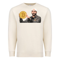 Sandshell el salvador bitcoin bukele legal tender cryptocurrency btc t shirt Premium Sweatshirt - linhVisuals