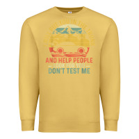 Antique Gold i will put you in the trunk and help people funny saying t shirt Premium Sweatshirt - linhVisuals