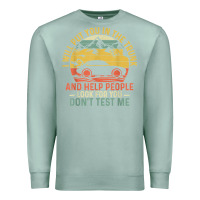 Seafoam i will put you in the trunk and help people funny saying t shirt Premium Sweatshirt - linhVisuals