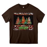 Chocolate Brown hello 2023 Heavy Core Tee - Jasminsmagicworld