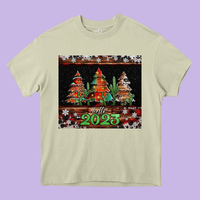 Hello 2023 Heavy Core Tee Designed By Jasminsmagicworld