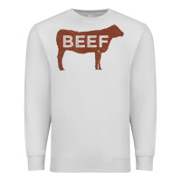 Dove Grey beef t shirt, beef cattle shirt Premium Sweatshirt - linhVisuals