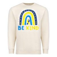 Sandshell be kind down syndrome awareness blue ribbon rainbow march 21 t shirt Premium Sweatshirt - linhVisuals