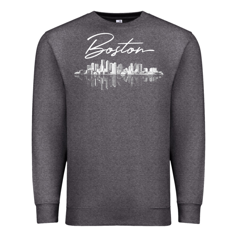 Boston Skyline T Shirt For Women, Men, Girls & Boys Premium Sweatshirt by linhVisuals | Teevron
