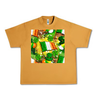 Peanut Butter Ireland flag with St. Patrick's Day  digital paper Urban Heavy Tee - BundleAndBundleShop