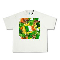 Pistachio Ireland flag with St. Patrick's Day  digital paper Urban Heavy Tee - BundleAndBundleShop