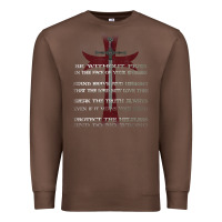 Chestnut knights templar crusader cross ring order be without fear t shirt Premium Sweatshirt - linhVisuals