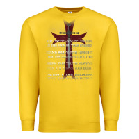 Lemon knights templar crusader cross ring order be without fear t shirt Premium Sweatshirt - linhVisuals
