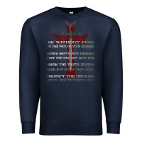 Navy knights templar crusader cross ring order be without fear t shirt Premium Sweatshirt - linhVisuals