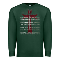 Sports Green knights templar crusader cross ring order be without fear t shirt Premium Sweatshirt - linhVisuals