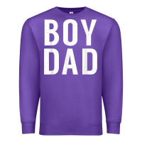 Purple boy dad son father daddy dad t shirt Premium Sweatshirt - linhVisuals