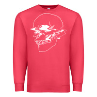 Cardinal creepy cool egirl eboy pastel goth vaporwave glitch skull sweatshirt Premium Sweatshirt - linhVisuals