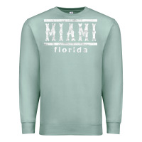 Seafoam miami florida souvenir t shirt Premium Sweatshirt - linhVisuals