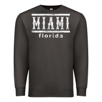 Smoke miami florida souvenir t shirt Premium Sweatshirt - linhVisuals